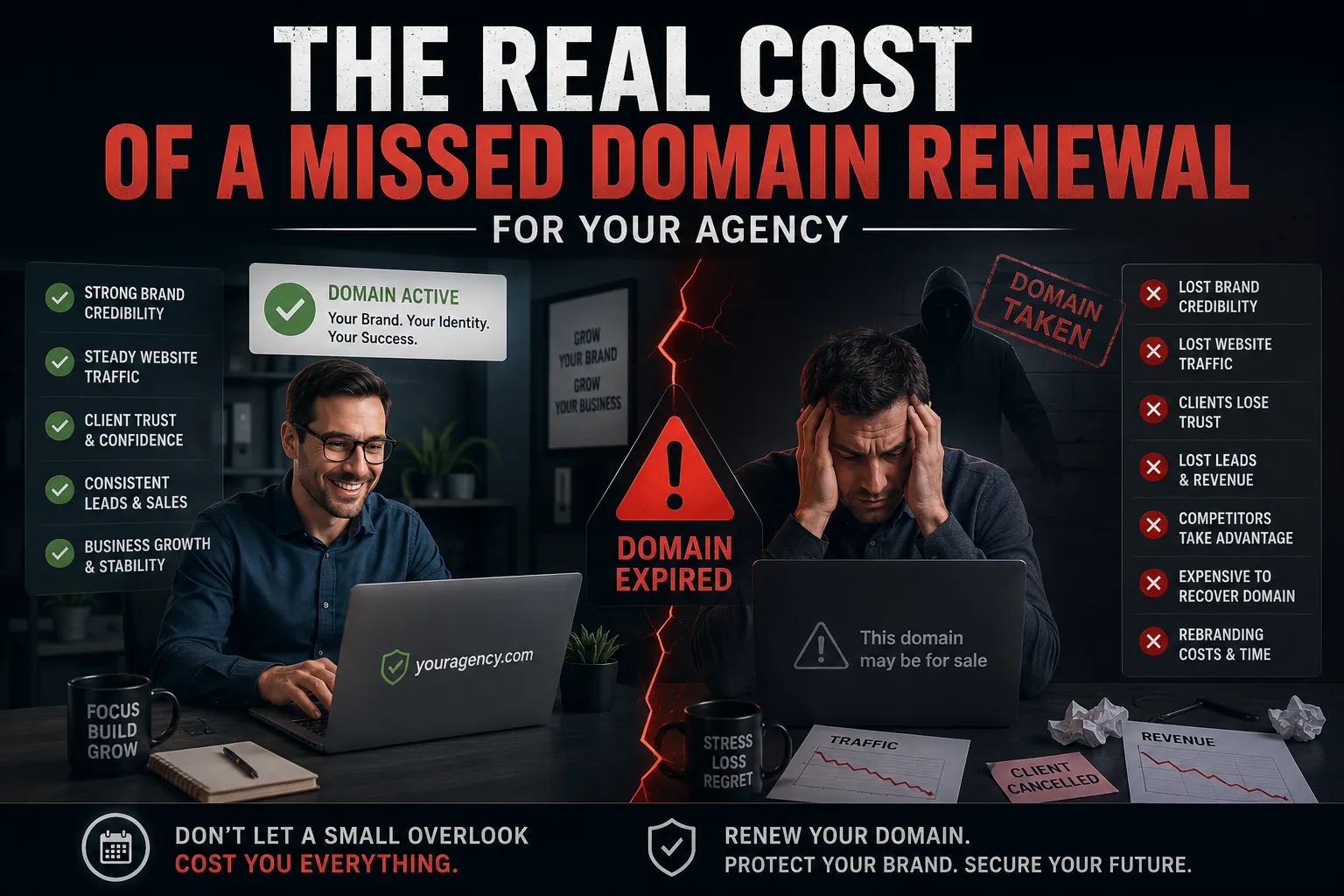 The Real Cost of a Missed Domain Renewal for Your Agency